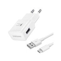 Оргинално зарядно устройство Samsung Galaxy S8/S8 Plus/Note 8 (EP-TA20EWE+EP-DG950CWE) 2.1A bulk, Бял