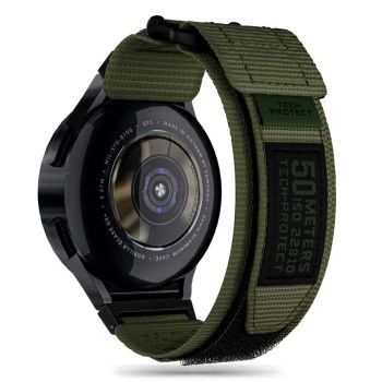 Каишка Tech-Protect SCOUT PRO за Samsung Galaxy Watch 4 / 5 / 5 Pro / 6, Military Green