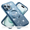 Калъф-Techsuit - Luxury Glitter MagSafe - Samsung Galaxy S24 Ultra - Light Blue