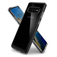 Spigen Ultra Hybrid хибриден кейс с най-висока степен на защита за Samsung Galaxy S10, Crystal Clear