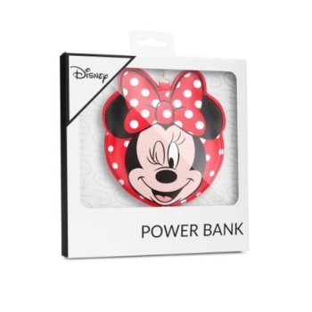 Външна батерия/PowerBank Disney Minnie Mouse, 2200mAh, Червен