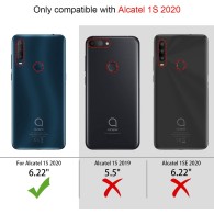 Калъф fixGuard Ultra Line за Alcatel 1S 2020 / 3L 2020 / 1V 2020, Crystal Clear