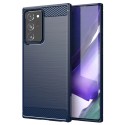 Калъф-Techsuit - Carbon Silicone - Samsung Galaxy Note 20 Ultra / Note 20 Ultra 5G - Blue