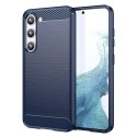 Калъф-Techsuit - Carbon Silicone - Samsung Galaxy S23 - Blue