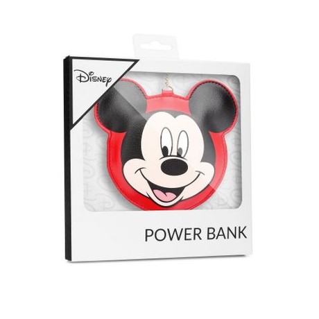 Външна батерия/PowerBank Disney Mickey Mouse, 2200mAh, Червен