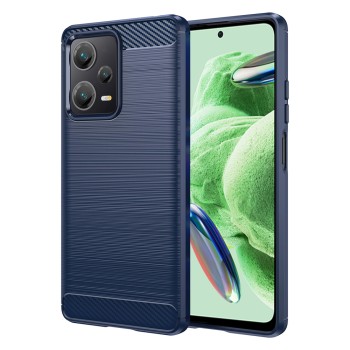 Калъф-Techsuit - Carbon Silicone - Xiaomi Redmi Note 12 5G / Poco X5 - Blue
