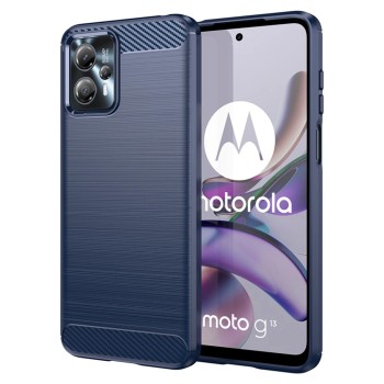 Калъф-Techsuit - Carbon Silicone - Motorola Moto G13 / G23 / G53 - Blue