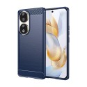 Калъф-Techsuit - Carbon Silicone - Honor 90 / Honor 80 - Blue
