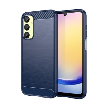 Калъф-Techsuit - Carbon Silicone - Samsung Galaxy A25 5G - Blue