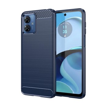 Калъф-Techsuit - Carbon Silicone - Motorola Moto G14 - Blue