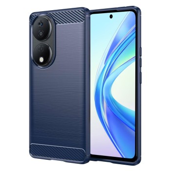 Калъф-Techsuit - Carbon Silicone - Honor X7b / X7b 5G / 90 SMART - Blue