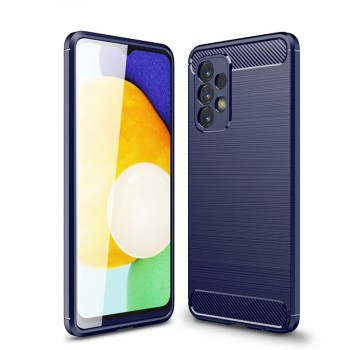 Калъф-Techsuit - Carbon Silicone - Samsung Galaxy A13 4G - Blue