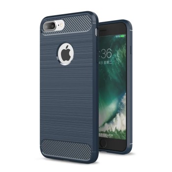 Калъф-Techsuit - Carbon Silicone - iPhone 7 Plus - Blue