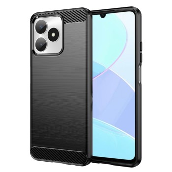 Калъф-Techsuit - Carbon Silicone - Realme C51 / Note 50 - Black