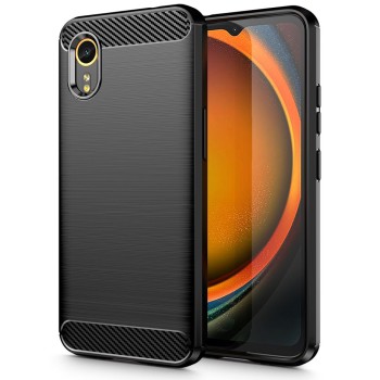 Калъф-Techsuit - Carbon Silicone - Samsung Galaxy Xcover7 - Black
