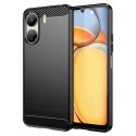 Калъф-Techsuit - Carbon Silicone - Xiaomi Redmi 13C 4G / Poco C65 - Black