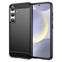 Калъф-Techsuit - Carbon Silicone - Samsung Galaxy S24 - Black