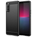 Калъф-Techsuit - Carbon Silicone - Sony Xperia 10 V - Black