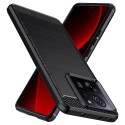 Калъф-Techsuit - Carbon Silicone - Xiaomi 13T / 13T Pro - Black