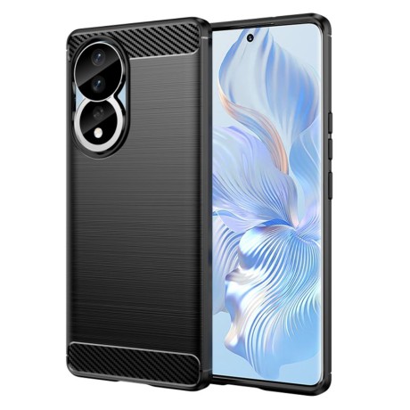 Калъф-Techsuit - Carbon Silicone - Honor 90 / Honor 80 - Black