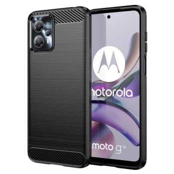 Калъф-Techsuit - Carbon Silicone - Motorola Moto G13 / G23 - Black