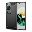 Калъф-Techsuit - Carbon Silicone - Huawei P60 / P60 Pro - Black