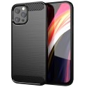 Калъф-Techsuit - Carbon Silicone - iPhone 14 Pro Max - Black
