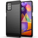 Калъф-Techsuit - Carbon Silicone - Samsung Galaxy M31s - Black