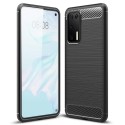 Калъф-Techsuit - Carbon Silicone - Huawei P40 Pro - Black