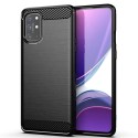 Калъф-TechSuit - Carbon Silicone - OnePlus 8T - Black