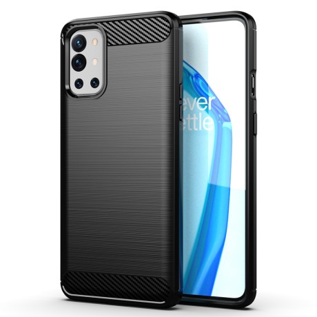 Калъф-Techsuit - Carbon Silicone - OnePlus 9R - Black