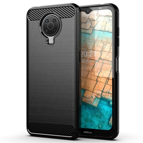 Калъф-Techsuit - Carbon Silicone - Nokia G10 / G20 - Black