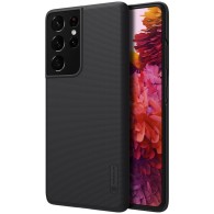 Калъф Nillkin Super Frosted Shield Case + kickstand за Samsung Galaxy S21 Ultra 5G black