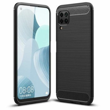 Калъф-Techsuit - Carbon Silicone - Huawei P40 lite - Black