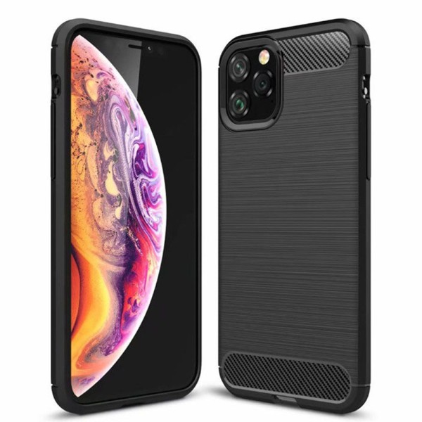 Калъф-Techsuit - Carbon Silicone - iPhone 11 Pro - Black