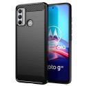 Калъф-Techsuit - Carbon Silicone - Motorola Moto G60 - Black