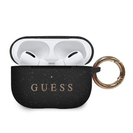 Калъф Guess GUACAPSILGLBK за Apple AirPods Pro, Черен