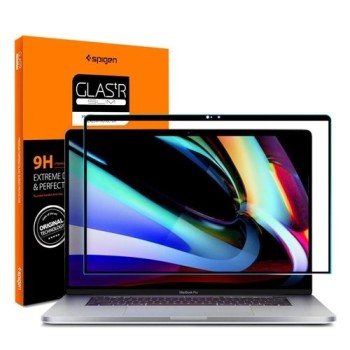 Стъклен протектор SPIGEN Glass FC за Apple Macbook Pro 16 2019-2020, Черен