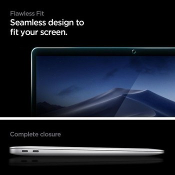 Стъклен протектор SPIGEN Glass FC за Apple Macbook Air 13 2018-2020, Черен