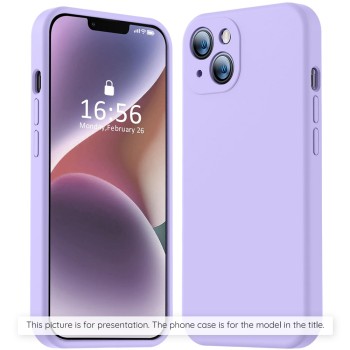 Калъф-Techsuit - SoftFlex - Samsung Galaxy M55 - Light Purple