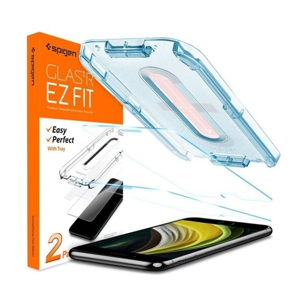 Стъклен протектор SPIGEN Glass TR за iPhone 7/8/SE 2020, EZ Fit
