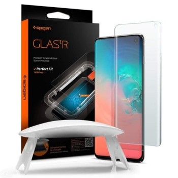 Стъклен протектор SPIGEN Glass TR Platinum за Samsung Galaxy S10