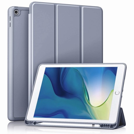 Калъф -Techsuit - Flex Trifold (with Pencil Holder) - iPad 10.2 (2019 / 2020 / 2021) - Purple