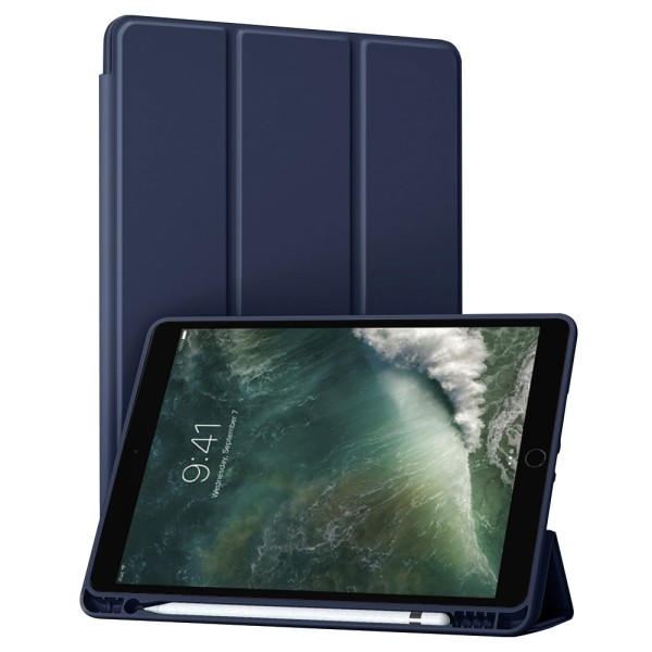 Калъф -Techsuit - Flex Trifold (with Pencil Holder) - iPad Air 10.5 2019 / iPad Pro 10.5 2017 - Dark Blue