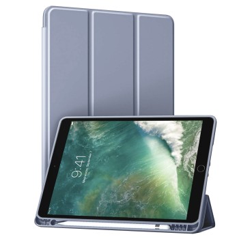 Калъф -Techsuit - Flex Trifold (with Pencil Holder) - iPad Air 10.5 2019 / iPad Pro 10.5 2017 - Purple