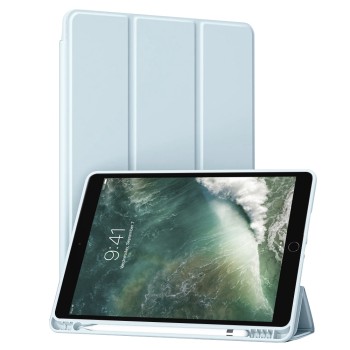 Калъф -Techsuit - Flex Trifold (with Pencil Holder) - iPad Air 10.5 2019 / iPad Pro 10.5 2017 - Sky Blue