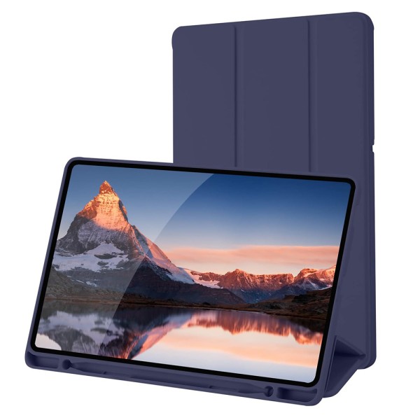 Калъф -Techsuit - Flex Trifold (with Pencil Holder) - Samsung Galaxy Tab S6 Lite (2020/2022/2024) - Dark Blue