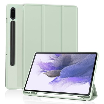 Калъф -Techsuit - Flex Trifold (with Pencil Holder) - Samsung Galaxy Tab S7 FE - Matcha Green