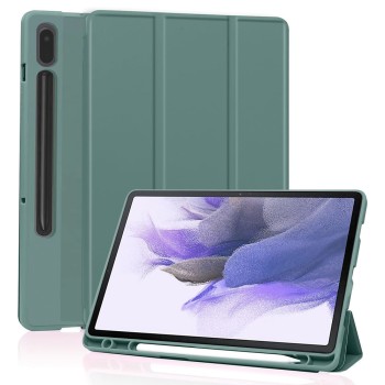 Калъф -Techsuit - Flex Trifold (with Pencil Holder) - Samsung Galaxy Tab S7 FE - Green