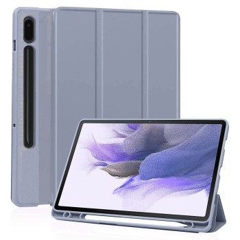 Калъф -Techsuit - Flex Trifold (with Pencil Holder) - Samsung Galaxy Tab S7 FE - Purple